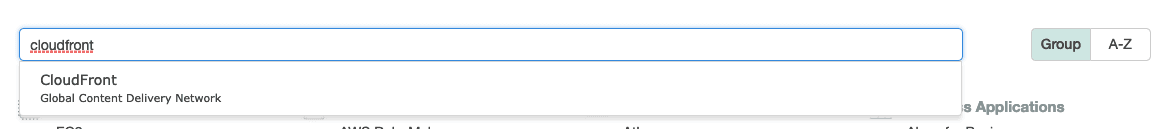 Step 6 - Open AWS Cloudfront
