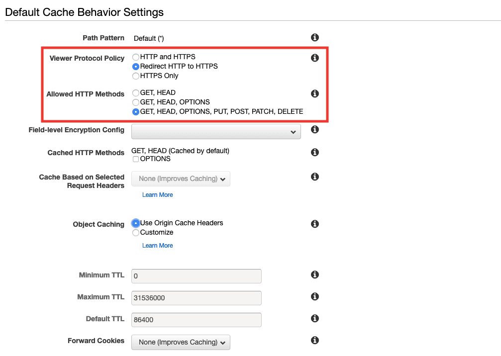 Step 10 - Select https redirect