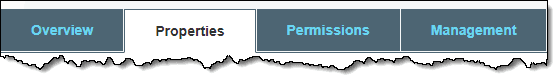 Properties tab